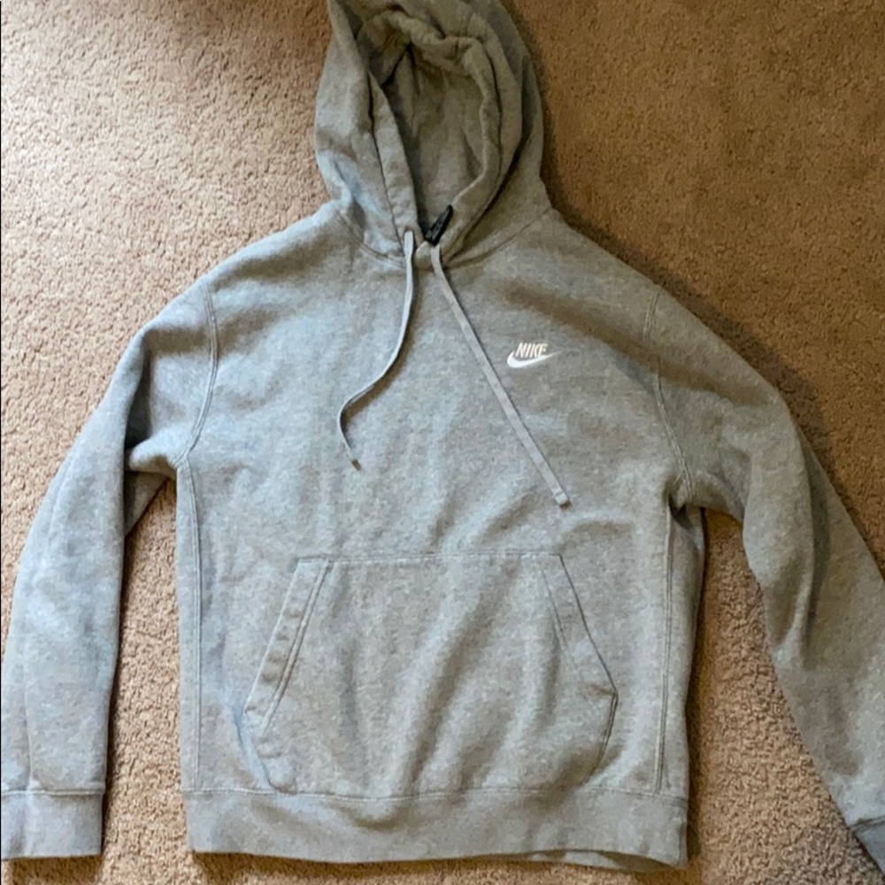 grey nike hoodie